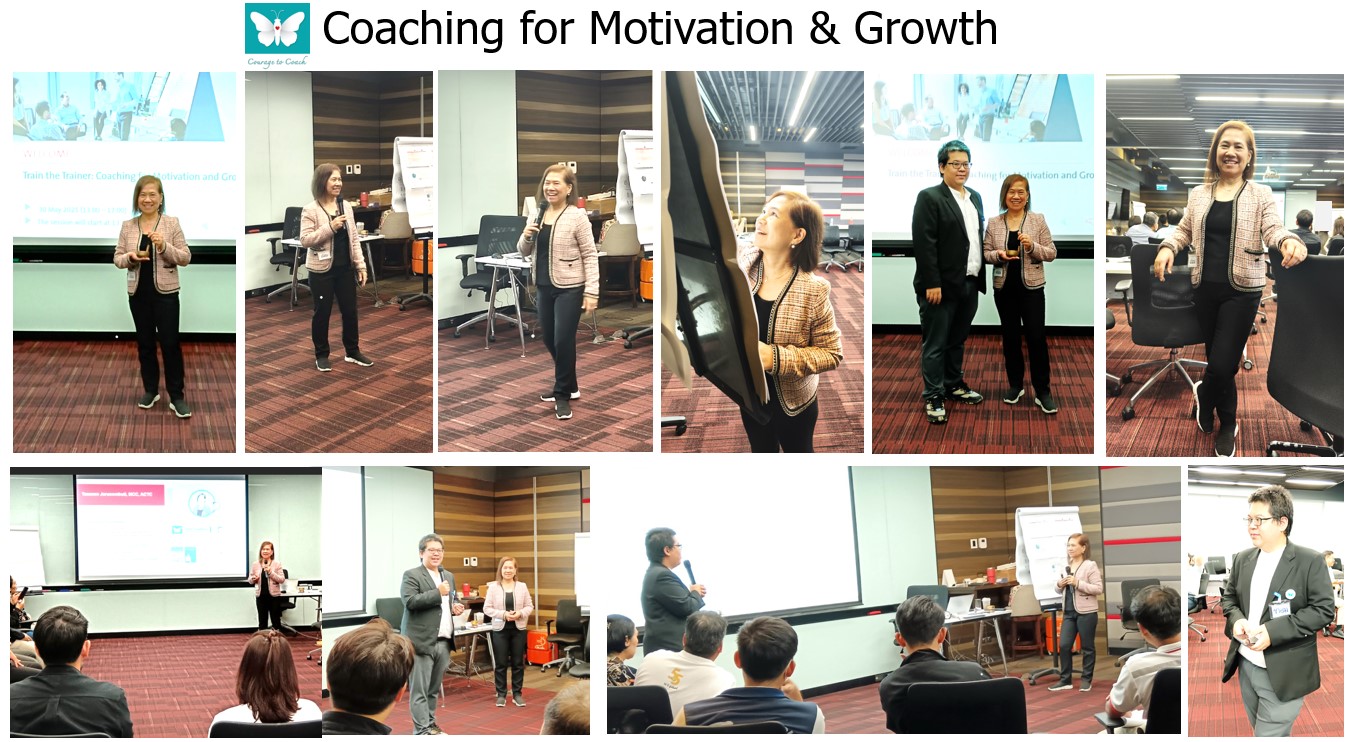เวิร์กช็อป Coaching for Motivation & Growth โดย Courage to Coach สำหรับผู้นำ ฝึกโค้ชสถานการณ์จริง เพื่อพัฒนาแรงจูงใจและการเติบโตในองค์กร"